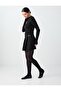 Black High Waist Straight Cut Knitted Shorts Skirt - 2