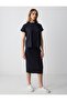 Black Solid Cut Crew Neck Short Sleeve Knitted Modal T-Shirt - 2