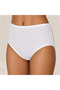 Yildiz Çamaşir 6-Pack Premium 100% Cotton Jacquard Heart Patterned High Waist Women's Bato Panties - 2