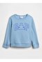 Gap baby bear printed fleece sweatshirt 6 months-5 years blue