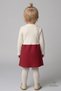 Girl's Ribbed Dress, 100% Cotton, Long Sleeves, Bow Detail, Soft Texture, Autumn-Winter - 5
