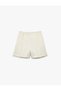 Relaxed Fit Pocket High Waist Striped Shorts - 3