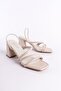 Removable Drawstring Sandals or Slippers Use Genuine Leather Lining Women's Sandals - Skin - 3