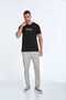 Next Level Embroidered Cotton Men's T-Shirt Black - 3
