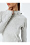 White Patterned Women's Sweatshirt 5Wak10005Nk - 5