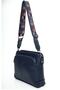 Women's Navy Blue Multi-Eye Cross Strap Shoulder Bag 034 Navy Blue - 3