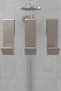 Stainless Steel Inox Towel Rack, Special Hanger for Shower Cabin Glass, Bathroom Shower Cabin Hanger 3 Pieces Glass Hangers - 6