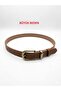 Women's Belt Plus Size Tan Casual Buckle Bridge Detail