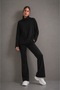 Women's Oversized High Collar Sweatshirt