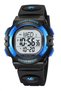 Black Navy Blue Color Gift Packaged Illuminated 5 Atm Children's Wristwatch - 3