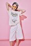 100% Cotton Smileyworld Oversized Crew Neck Printed Short Sleeve T-Shirt H5903Ax26Sm - 3