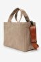 Canvas Strap Daily Use Shoulder and Hand Bag Tote Bag - Hard Fabric