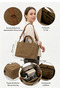 Canvas Strap Daily Use Shoulder and Hand Bag Tote Bag - Hard Fabric - 4