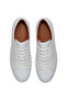 حذاء رياضي من الجلد باللون الأبيض للرجال من Dover Essential LOW LACE UP SNEAKER - 7