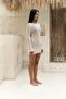Culebra Back Low-Cut Beige Knitwear Dress - 3