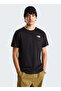 Nf0A8Gv0Jk31-M Half Dome-Graphic Te Black Round Regular Fit Printed Men's T-Shirt