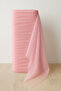 Pink Crystal Tulle Length 50 Mt Most Stable 3 Mt Engagement, Henna, Wedding, Bohça Kapı Birth Dowry Party Decoration - 4