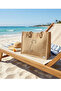 Casual and Beach Bag Made of Organic Straw Fabric - 3