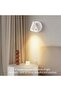 مصباح طاولة LED أبيض قابل لإعادة الشحن مع إضاءة ناعمة، تصميم محمول بدون أسلاك لغرفة النوم والمكتب والدراسة - 2
