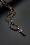 Natural Stone Necklace, Tiger Eye, Agate, Smoky Quartz Necklace, Men's Necklace, Women's Necklace, Gift Necklace - 4