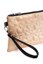 Women's Star Patterned Shiny Portfolio & Clutch Bag - 5
