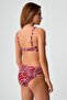 Repali Patterned Triangle Bikini Set Cherry - 3