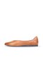 Brown Leather Women's Low Heeled Shoes 01Wr3110 - 3