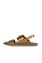 Bronze Leather Women's Sandals 01Wy2013 - 4