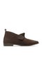 Brown Nubuck Women's Flat Boots 01Wd3702