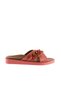 Coral Leather Women's Flat Slippers 01Wu3312 - 2