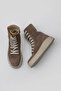 Mink Light Suede Women's Flat Boots 01Wt3404 - 5