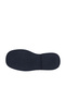 Navy Blue Leather Women's Flat Boots 01Wz6402 - 5