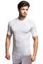 Bamboo Men's Crew Neck T-Shirt Short Sleeve Undershirt Tank Top and Boxer Shorts Set White - 5