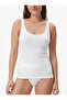 White Women's Strappy Tank Top -1624