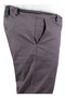 Large Size Men's Linen Milano Chino Trousers 20850 Anthracite - 2