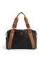 Sn 1432 Women's Shoulder Bag Handbag Crossbody Bag Black-Tan - 8