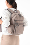 Sn 6002 Women's Shoulder Bag Handbag Water Resistant Parseut Fabric Sand
