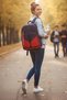 My Polo 2090 School Bag Backpack Daily Trip Sports Travel Vacation Dark Blue