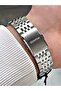 Functional Silver Color Sapphire Glass Steel Band Steel Case Men's Wristwatch 1217Mr - 5