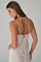 Vegan Silk Satin Four-Piece Bridal Dowry Set - Lx.26151 Ivory - 5