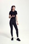 Lyra Women's Crop Bamboo T-Shirt Black - 6