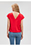 Embroidery Detailed Red T-Shirt Regular Fit / Regular Fit 1612303 -70467 - 4