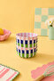 Home 10 cm Diameter, 3.2 cm Height Set of 6 Sardines Patterned Ice Cream and Snack Bowls - 3