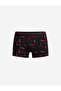 Boy's Single Patterned Boxer