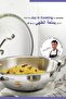 32cm 7L Triply Stainless Steel Stir-Fry Pan Lid Deep Fry Pan Induction Gas - 5
