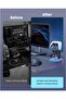 حامل وحدة تحكم RGB، حامل عالمي من طبقتين، حامل سماعات رأس، منفذان USB، لـ PS5 وPS4 وPS3 وXbox Series X/S وSwitch Pro، ديكور لمكتب الألعاب - 4