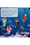 5PCS Floating Fish Tank Decorations Cute Little Diver Aquarium Decoration Aquarium Diver Decoration Floating Device Aquarium Ornament for All Kinds of Fish Tanks(Size:2.7x1.18inch) - 2