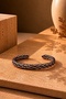 Special Edition Handmade Pure Copper Men's Braided Bracelet - Fine Braided Layered Design - 2