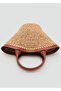 Natural Fiber Small Double Handle Bag - 6