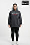 Women's Large Size Hooded Capri Island Printed Thin Sweatshirt Spr26Bswk957-14